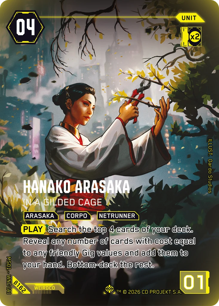 Hanako Arasaka — In a Gilded Cage — Welcome to Night City — Beta (β162)