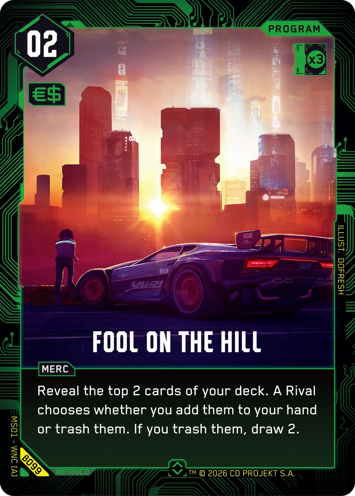 Fool on the Hill — Welcome to Night City — Beta (β099)