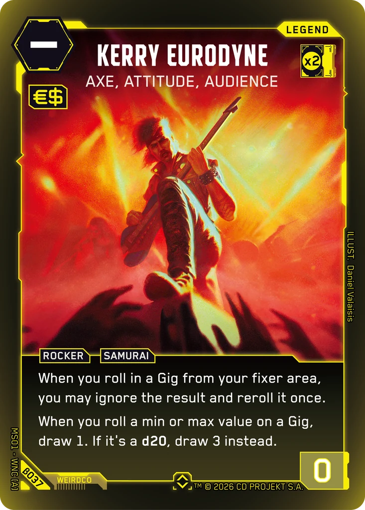 Kerry Eurodyne — Axe, Attitude, Audience — Welcome to Night City — Beta (β037)