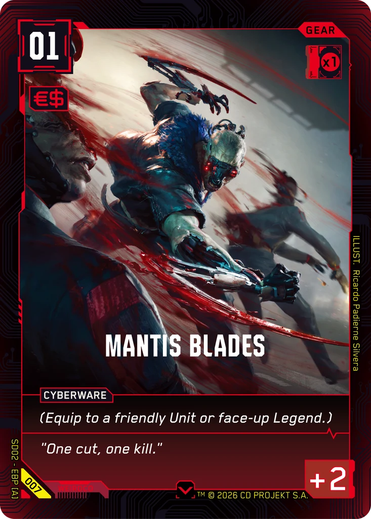 Mantis Blades — Embracing Power — Retail Starter Deck (007)