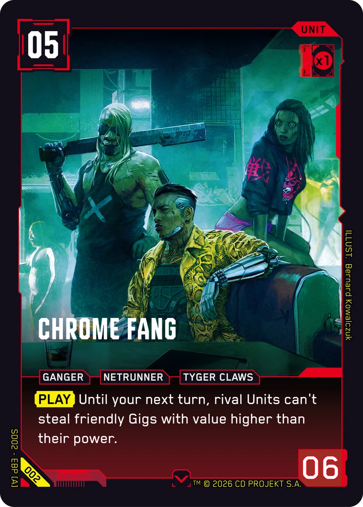 Chrome Fang — Embracing Power — Retail Starter Deck (002)
