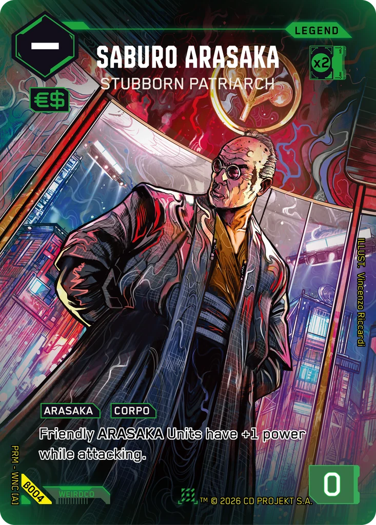 Saburo Arasaka — Stubborn Patriarch — Box Toppers — Beta (β004)