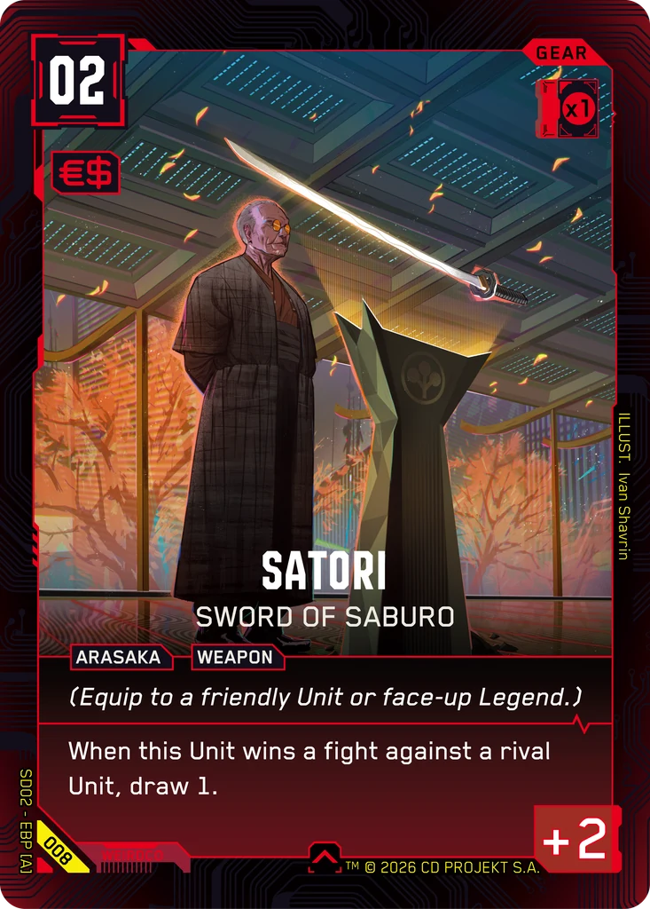 Satori — Sword of Saburo — Embracing Power — Retail Starter Deck (008)