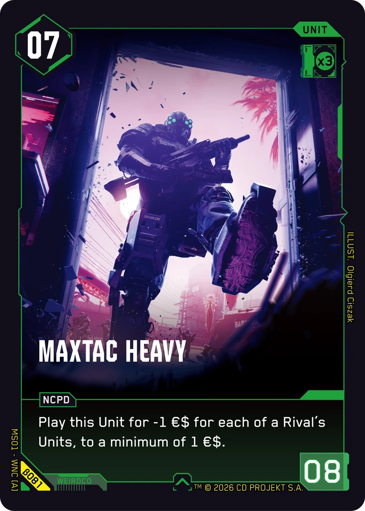 MaxTac Heavy — Welcome to Night City — Beta (β081)