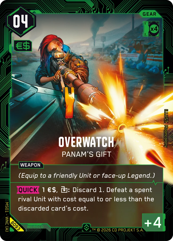 Overwatch — Panam's Gift — Welcome to Night City — Beta (β093)
