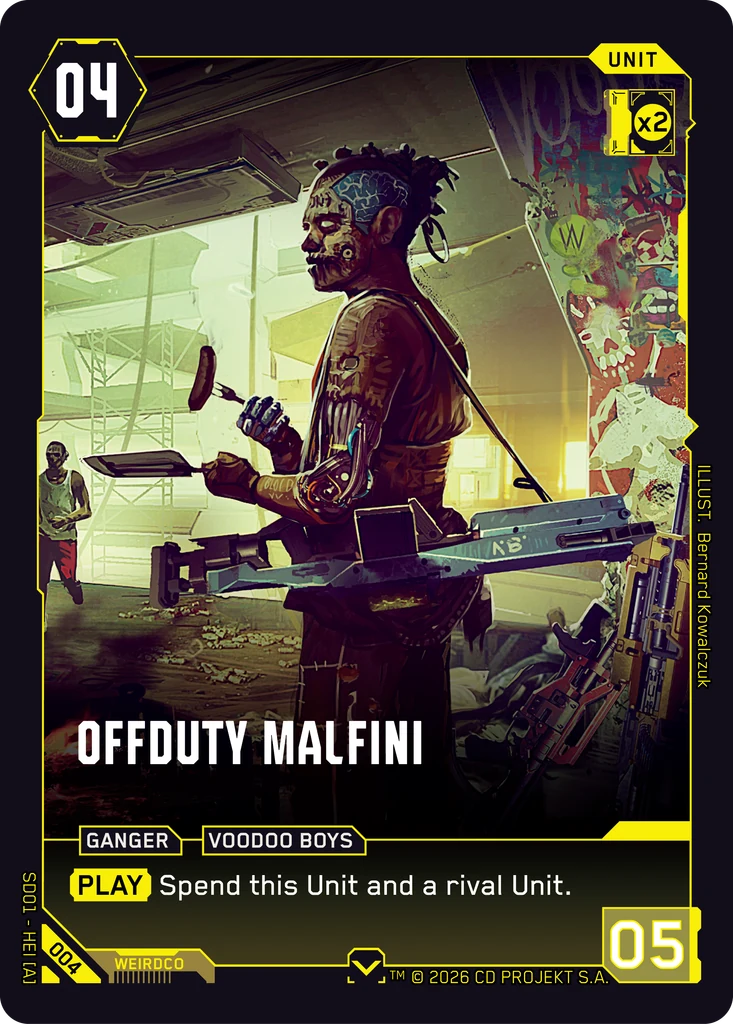Offduty Malfini — The Heist — Retail Starter Deck (004)