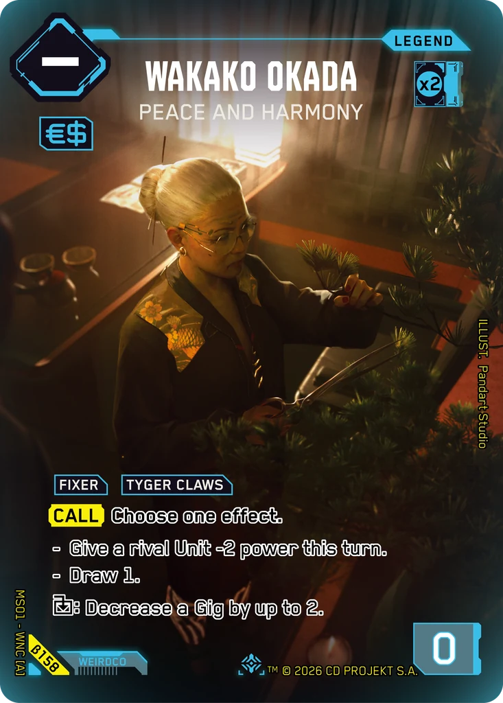 Wakako Okada — Peace and Harmony — Welcome to Night City — Beta (β158)