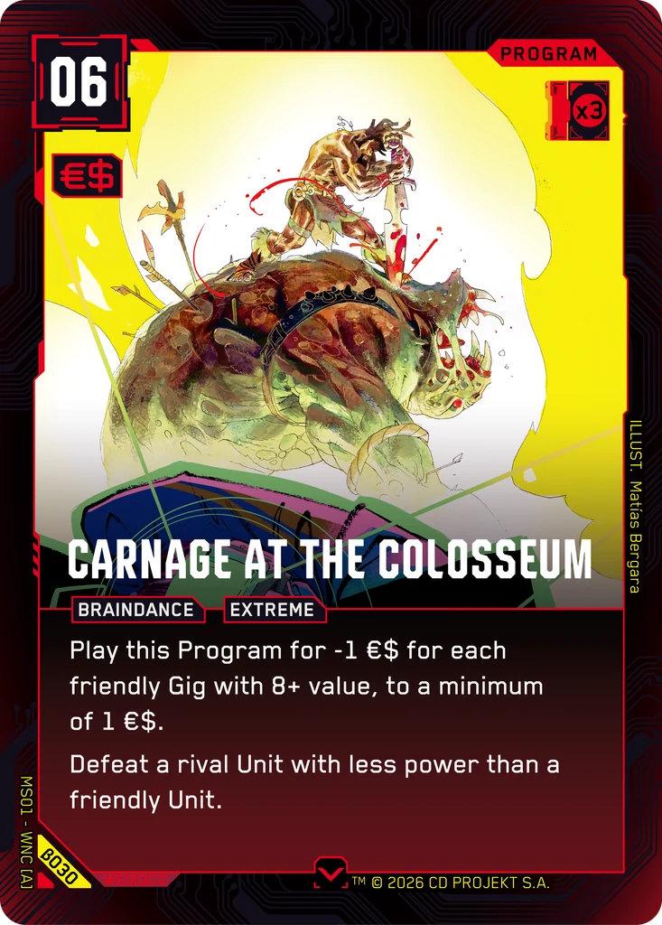 Carnage at the Colosseum — Welcome to Night City — Beta (β030)