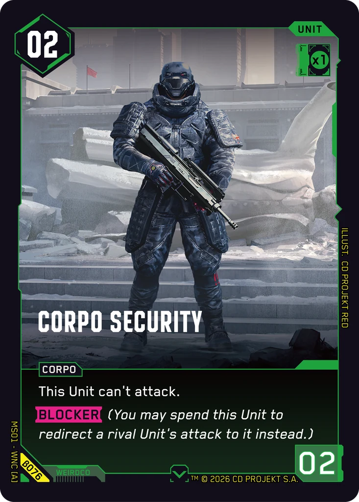 Corpo Security — Welcome to Night City — Beta (β076)