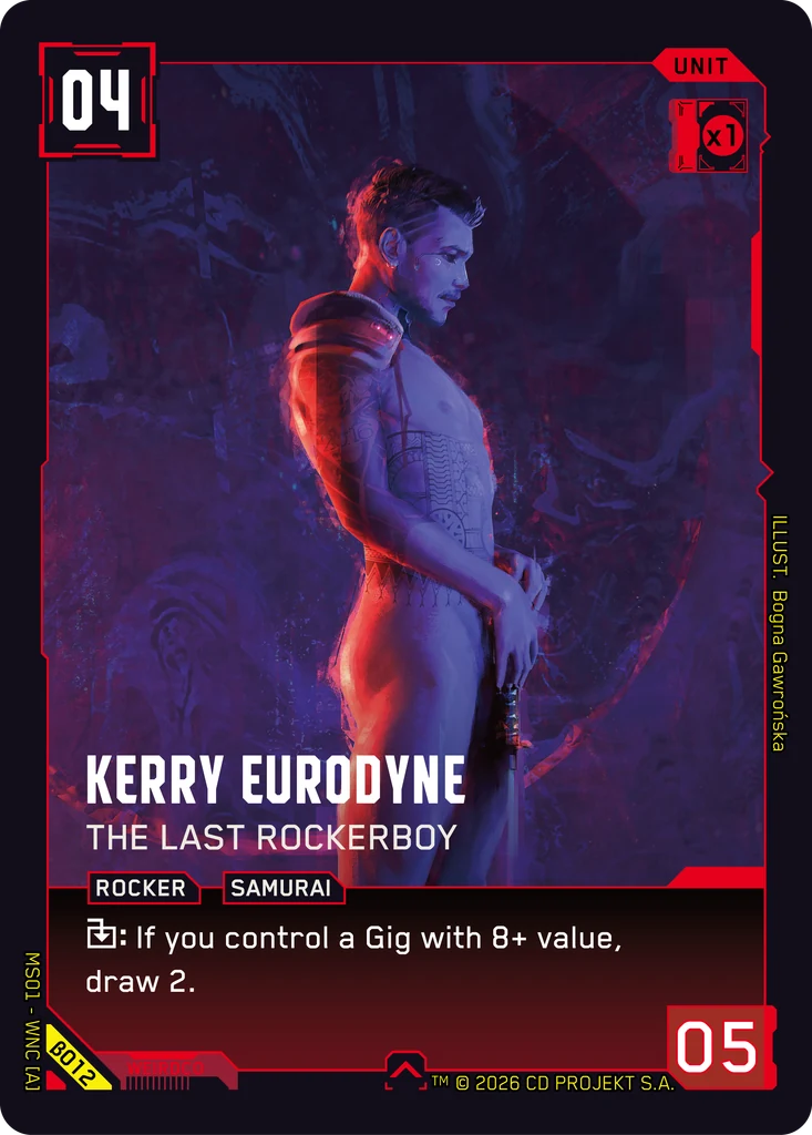 Kerry Eurodyne — The Last Rockerboy — Welcome to Night City — Beta (β012)
