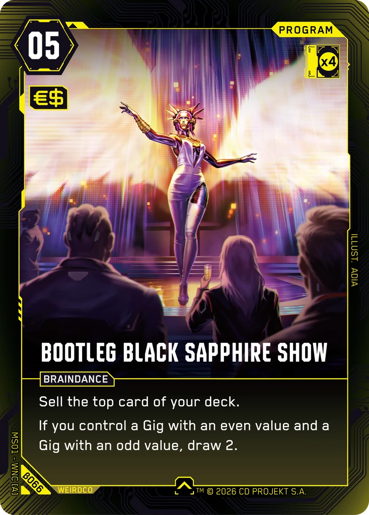 Bootleg Black Sapphire Show — Welcome to Night City — Beta (β066)