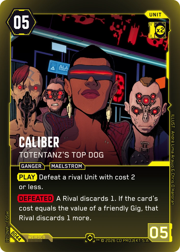 Caliber — Totentanz's Top Dog — Welcome to Night City — Beta (β044)