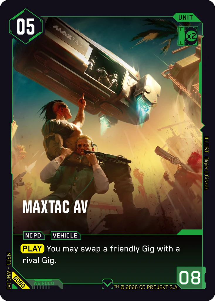 MaxTac AV — Welcome to Night City — Beta (β080)