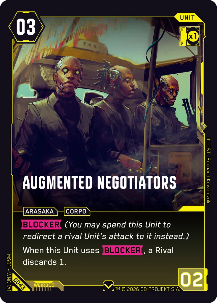 Augmented Negotiators — Welcome to Night City — Beta (β043)