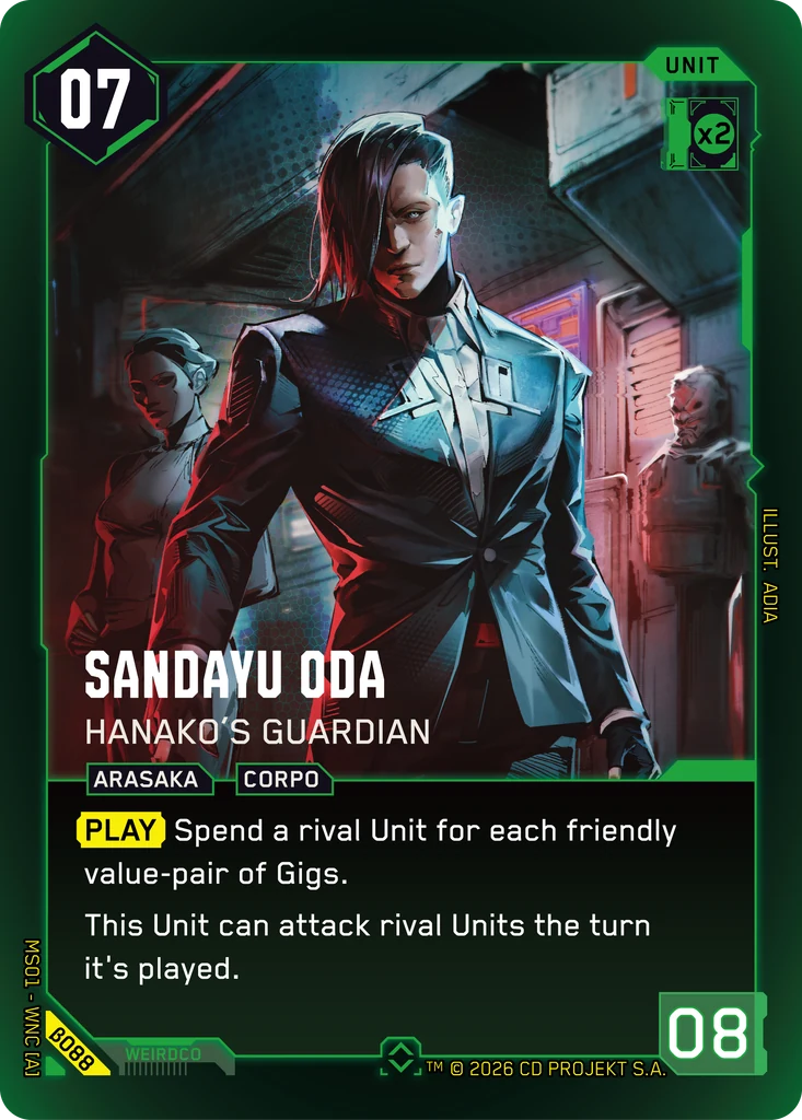 Sandayu Oda — Hanako's Guardian — Welcome to Night City — Beta (β088)