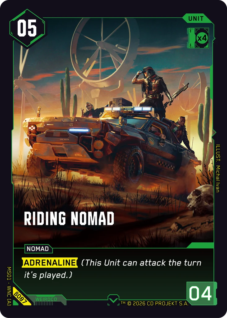 Riding Nomad — Welcome to Night City — Beta (β087)