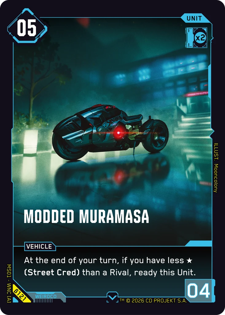 Modded Muramasa — Welcome to Night City — Beta (β121)