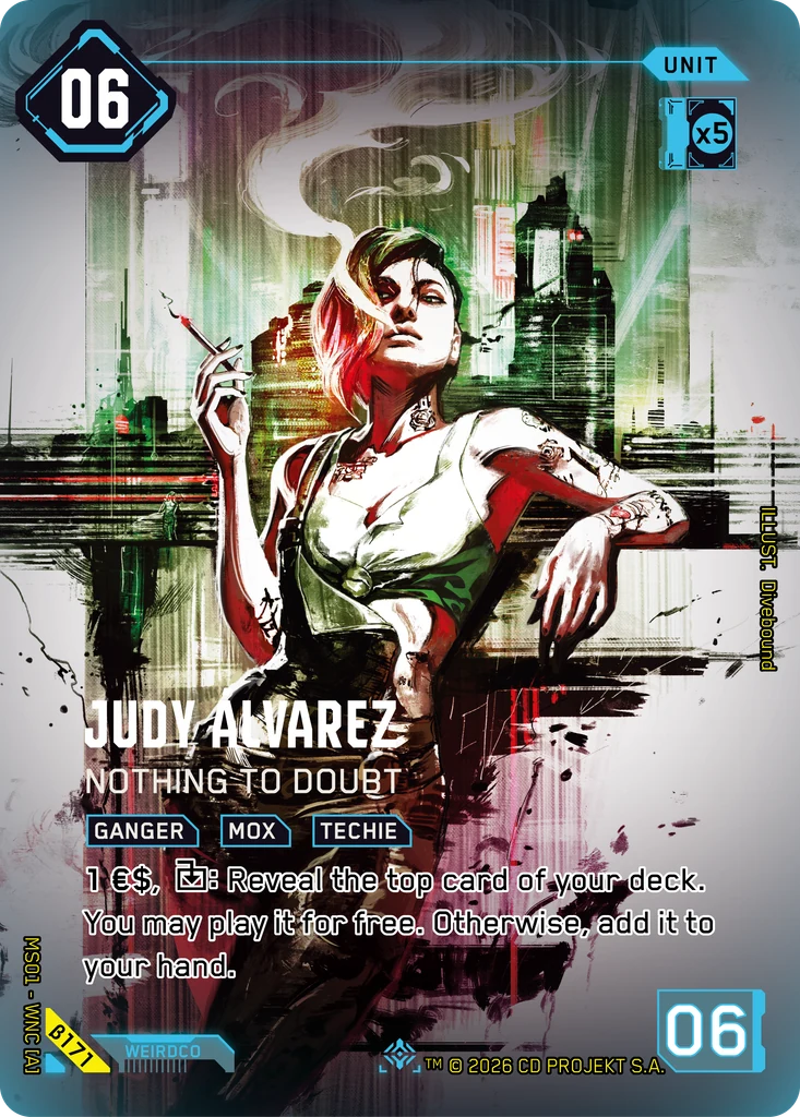 Judy Álvarez — Nothing to Doubt — Welcome to Night City — Beta (β171)
