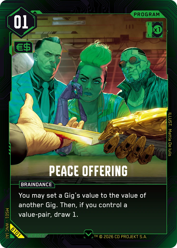 Peace Offering — Welcome to Night City — Beta (β101)