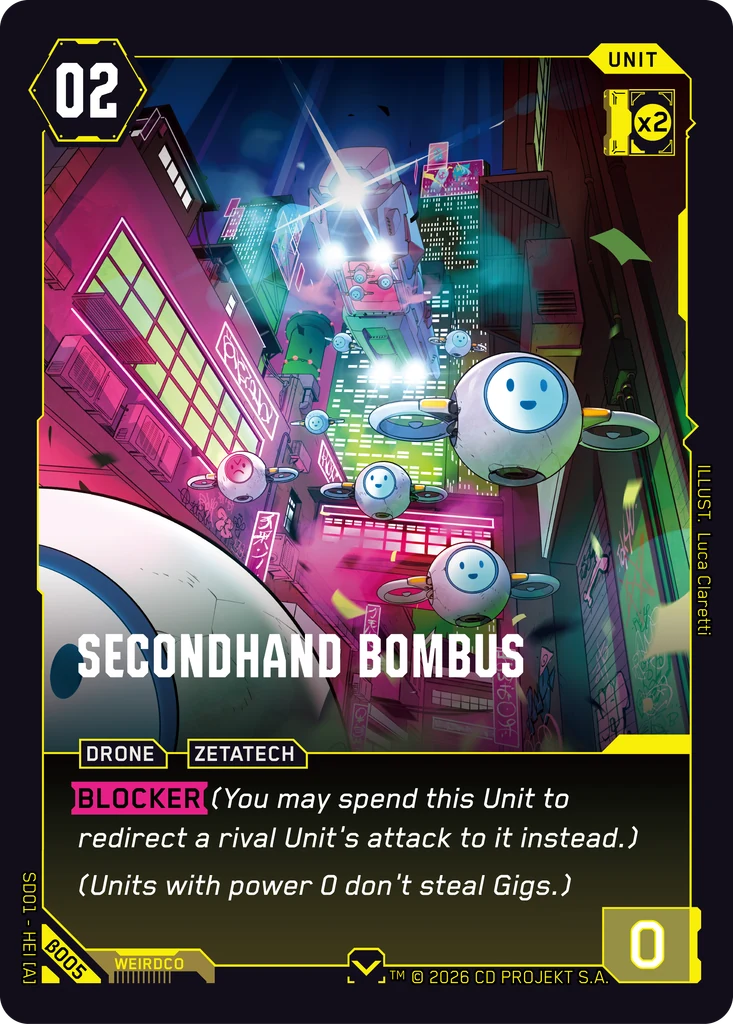 Secondhand Bombus — The Heist — Beta Starter Deck (β005)