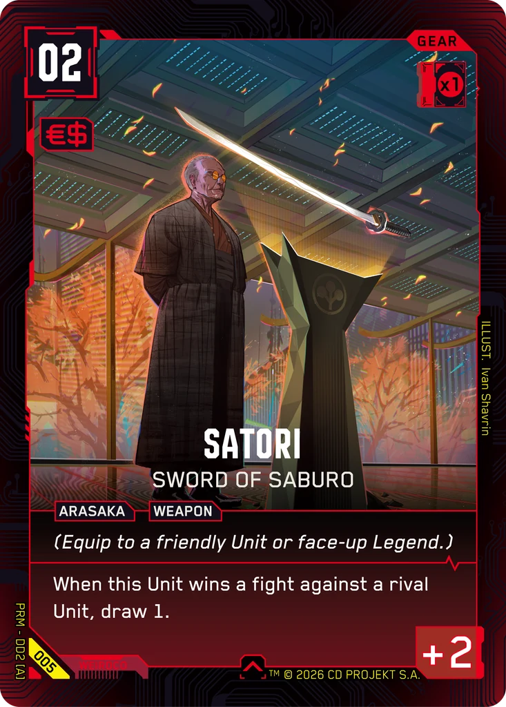 Satori — Sword of Saburo — Arasaka Demo Deck (005)