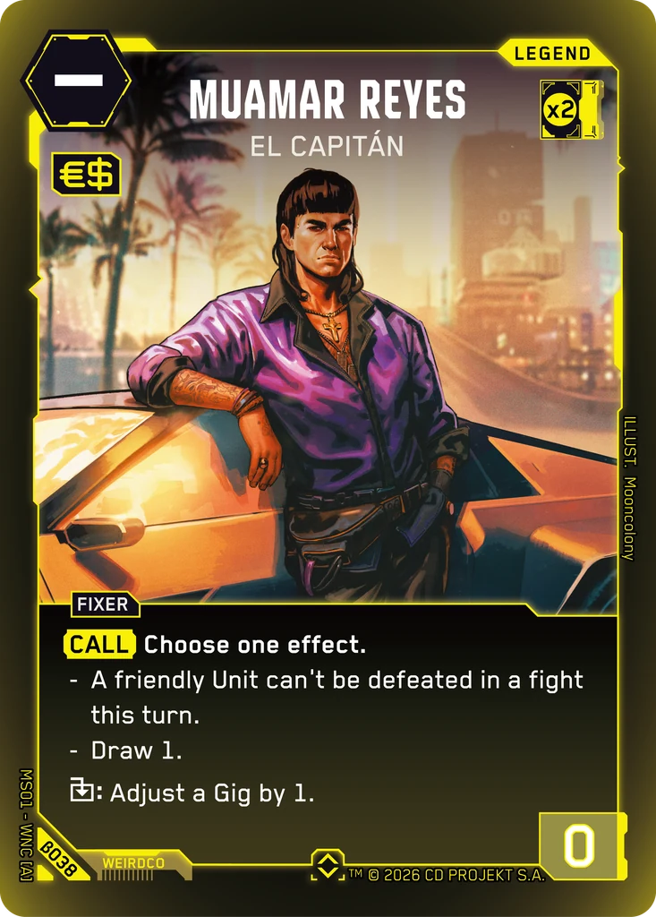 Muamar Reyes — El Capitán — Welcome to Night City — Beta (β038)