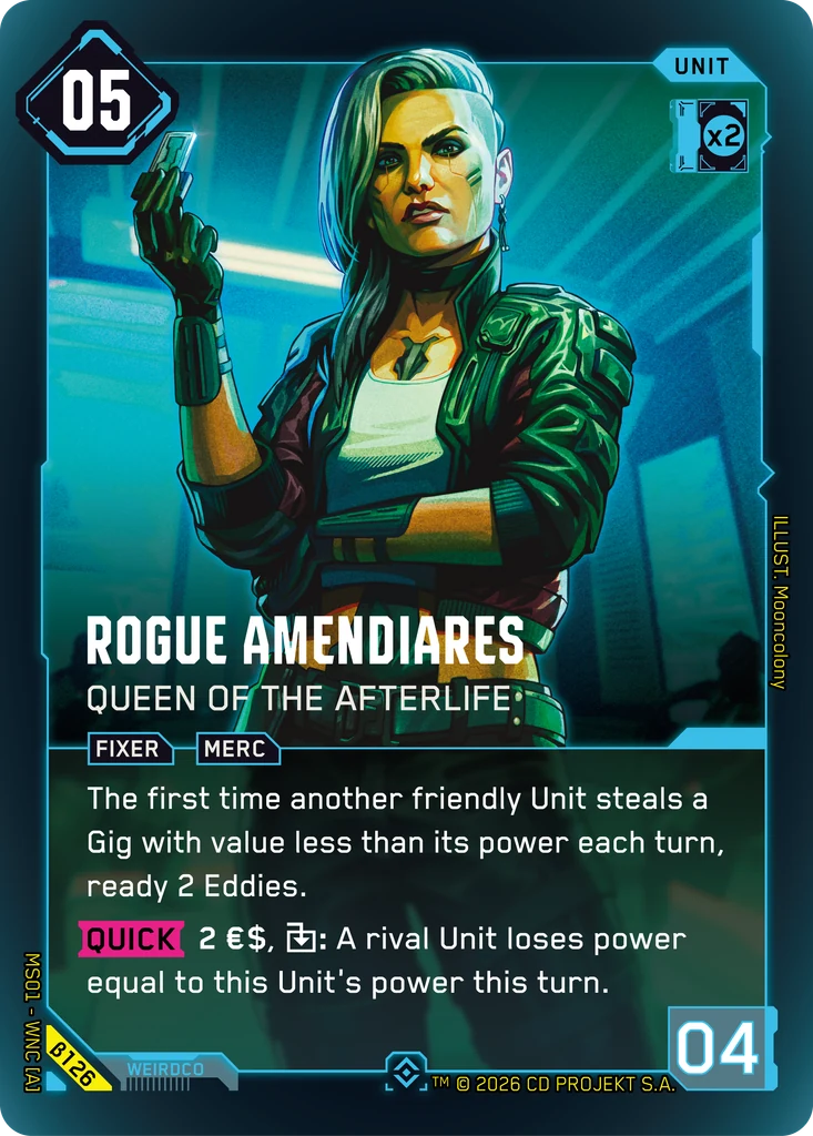 Rogue Amendiares — Queen of the Afterlife — Welcome to Night City — Beta (β126)