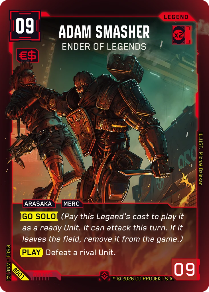 Adam Smasher — Ender of Legends — Welcome to Night City — Beta (β001)
