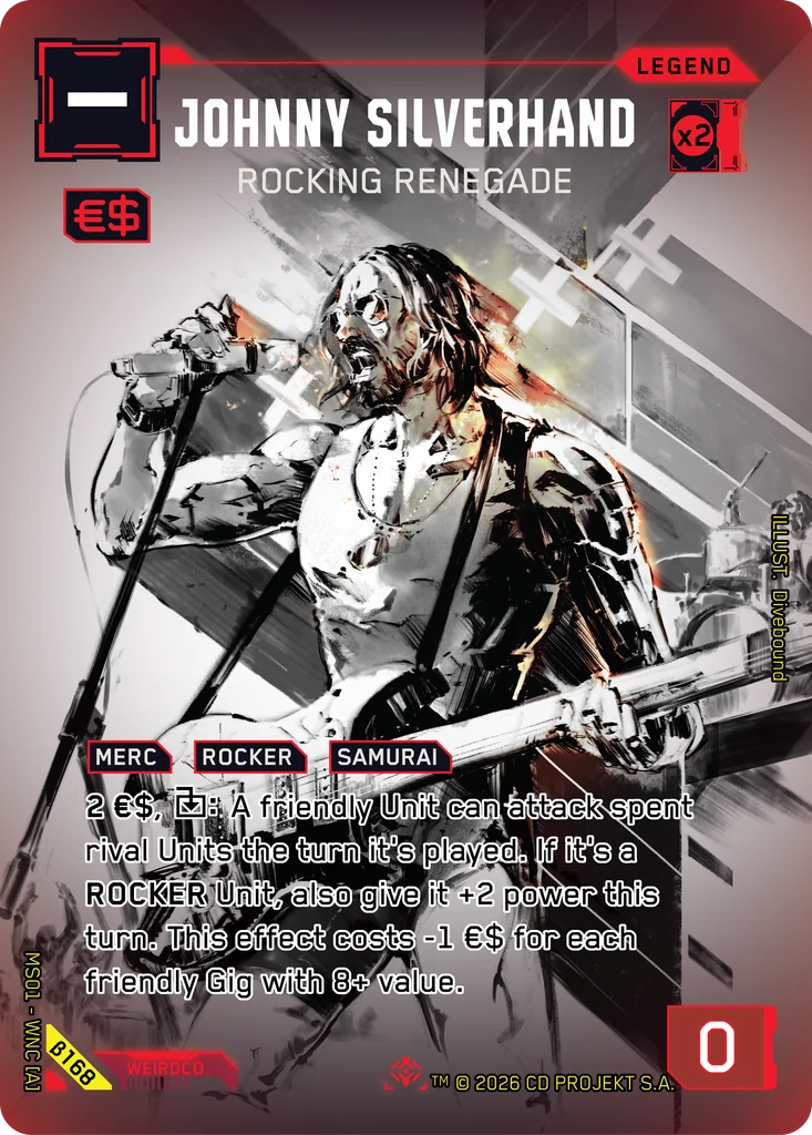 Johnny Silverhand — Rocking Renegade — Welcome to Night City — Beta (β168)