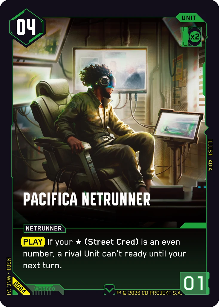 Pacifica Netrunner — Welcome to Night City — Beta (β084)