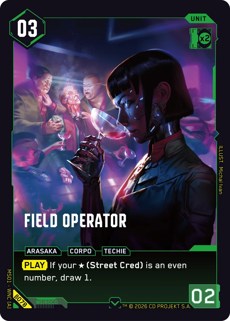 Field Operator — Welcome to Night City — Beta (β078)