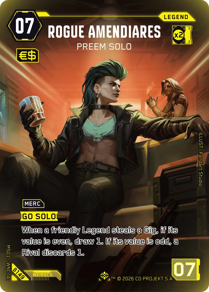 Rogue Amendiares — Preem Solo — Welcome to Night City — Beta (β149)