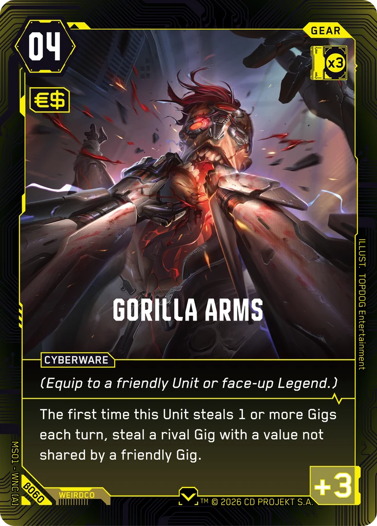 Gorilla Arms — Welcome to Night City — Beta (β060)