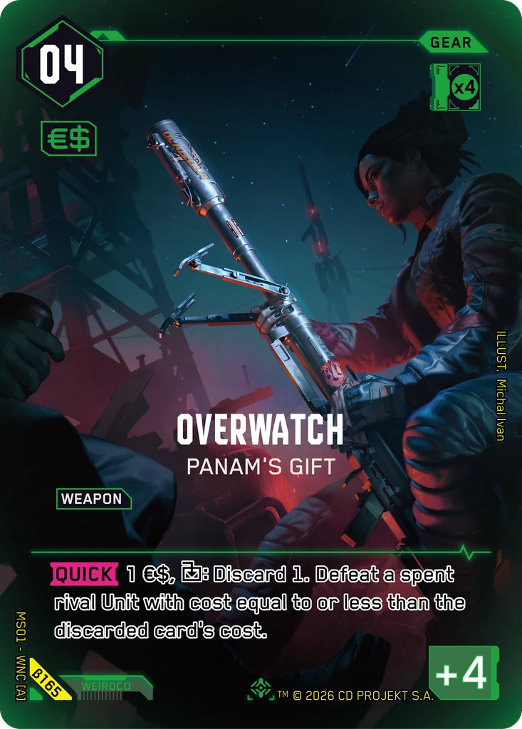 Overwatch — Panam's Gift — Welcome to Night City — Beta (β165)