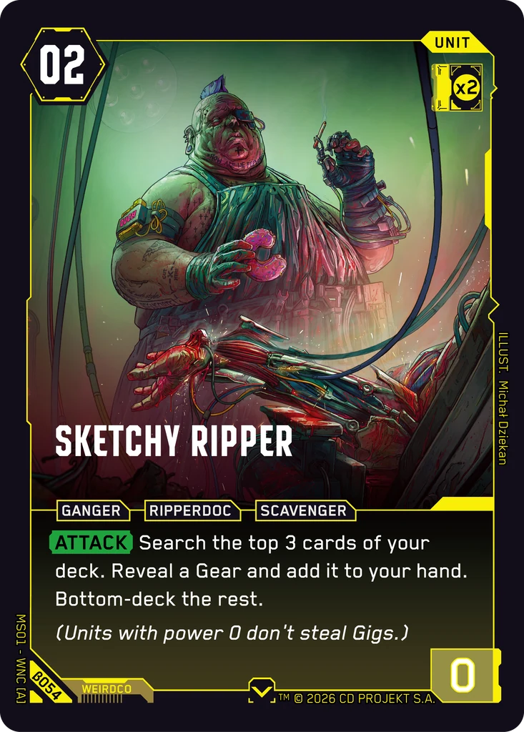 Sketchy Ripper — Welcome to Night City — Beta (β054)