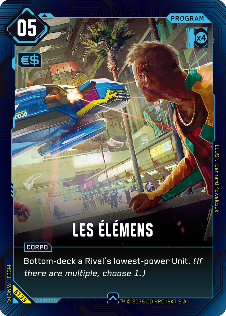 Les Élémens — Welcome to Night City — Beta (β133)