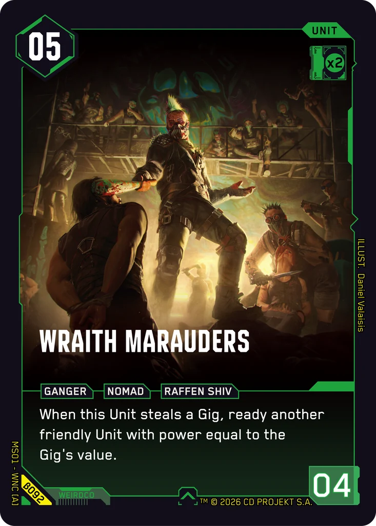 Wraith Marauders — Welcome to Night City — Beta (β092)
