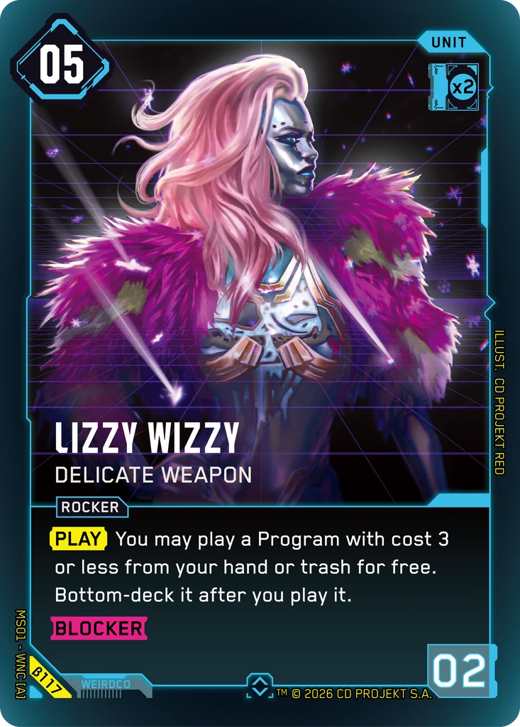 Lizzy Wizzy — Delicate Weapon — Welcome to Night City — Beta (β117)