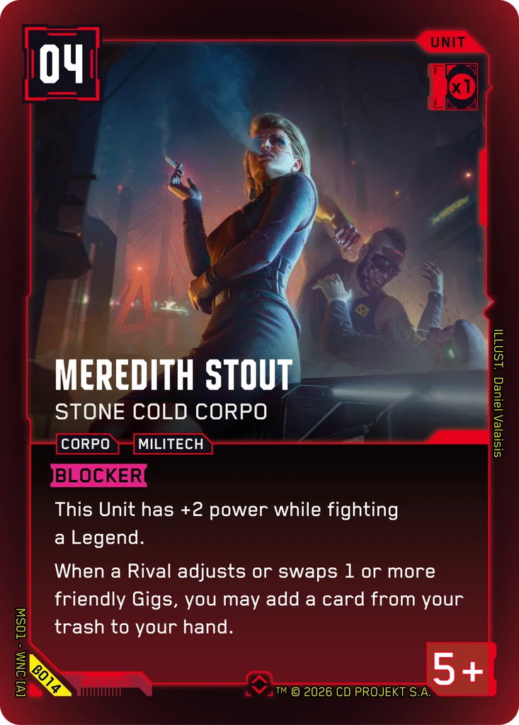 Meredith Stout — Stone Cold Corpo — Welcome to Night City — Beta (β014)