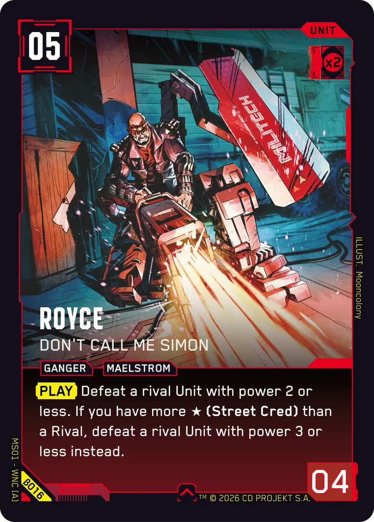 Royce — Don't Call Me Simon — Welcome to Night City — Beta (β016)