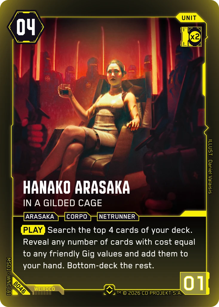 Hanako Arasaka — In a Gilded Cage — Welcome to Night City — Beta (β046)