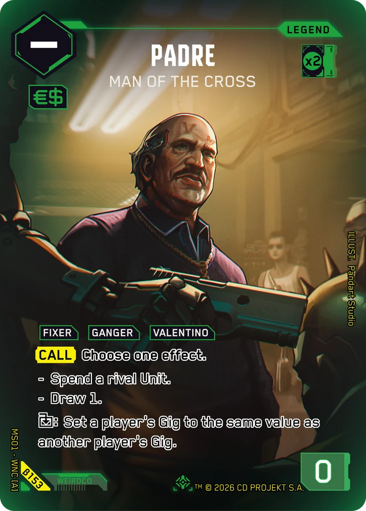 Padre — Man of the Cross — Welcome to Night City — Beta (β153)