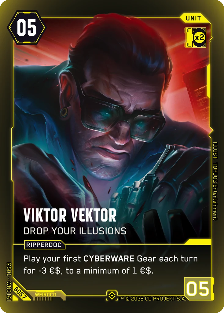 Viktor Vektor — Drop Your Illusions — Welcome to Night City — Beta (β057)