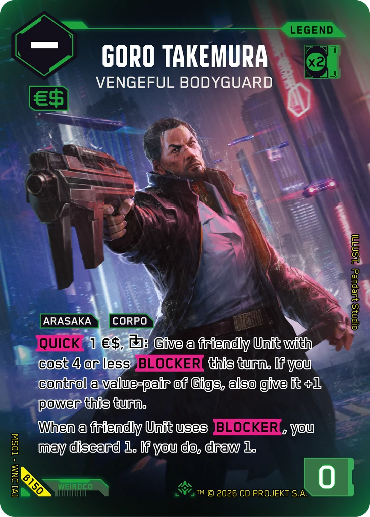 Goro Takemura — Vengeful Bodyguard — Welcome to Night City — Beta (β150)