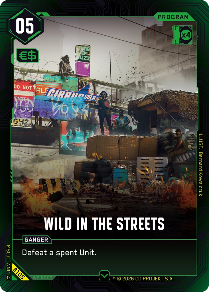 Wild in the Streets — Welcome to Night City — Beta (β105)