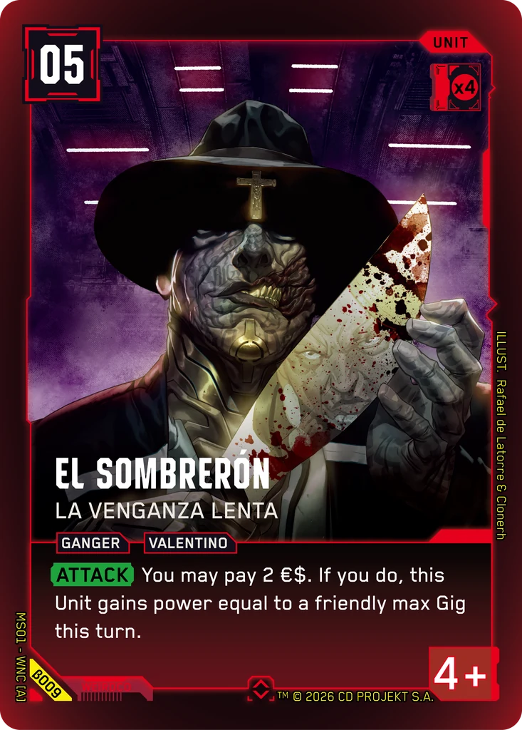 El Sombrerón — La Venganza Lenta — Welcome to Night City — Beta (β009)