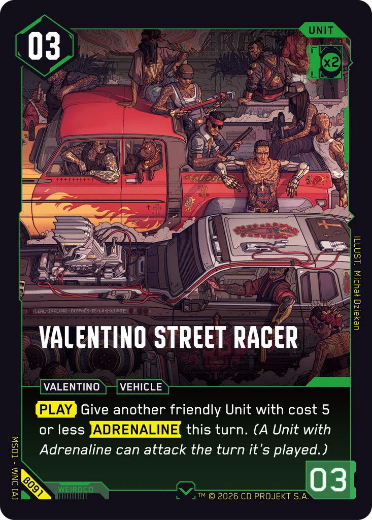 Valentino Street Racer — Welcome to Night City — Beta (β091)