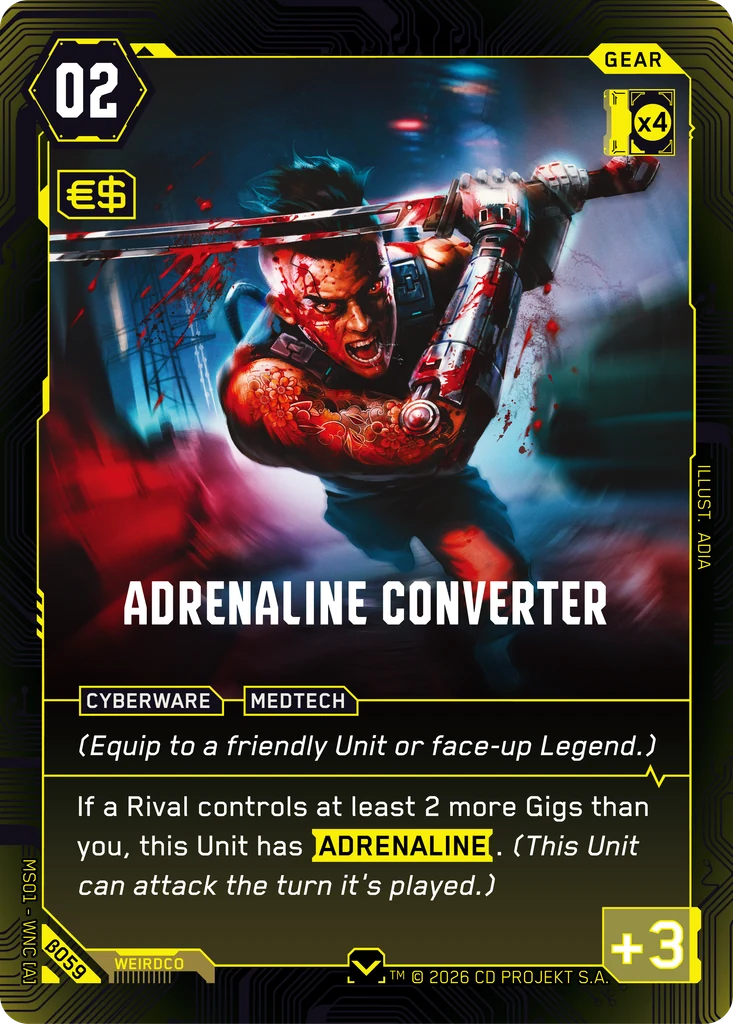 Adrenaline Converter — Welcome to Night City — Beta (β059)