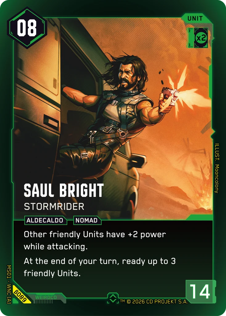 Saul Bright — Stormrider — Welcome to Night City — Beta (β089)