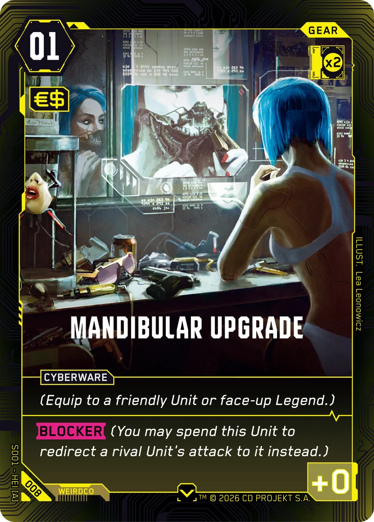 Mandibular Upgrade — The Heist — Retail Starter Deck (008)